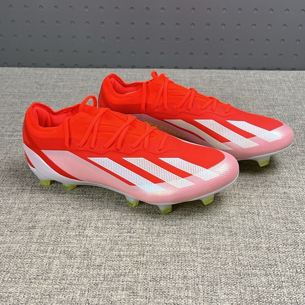 Adidas Soccer Cleats X CrazyFast Elite FG Solar Red IG0593 Mens 6.5 / Womens 7.5 - Picture 7 of 11
